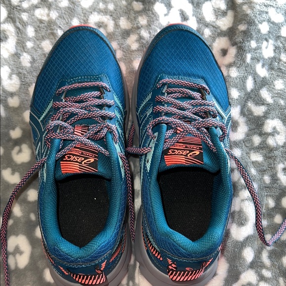 ASICS Trail Scout 2 Women’s Running Shoes Size 6.5 Teal Pink Trail Sneakers - Picture 8 of 11